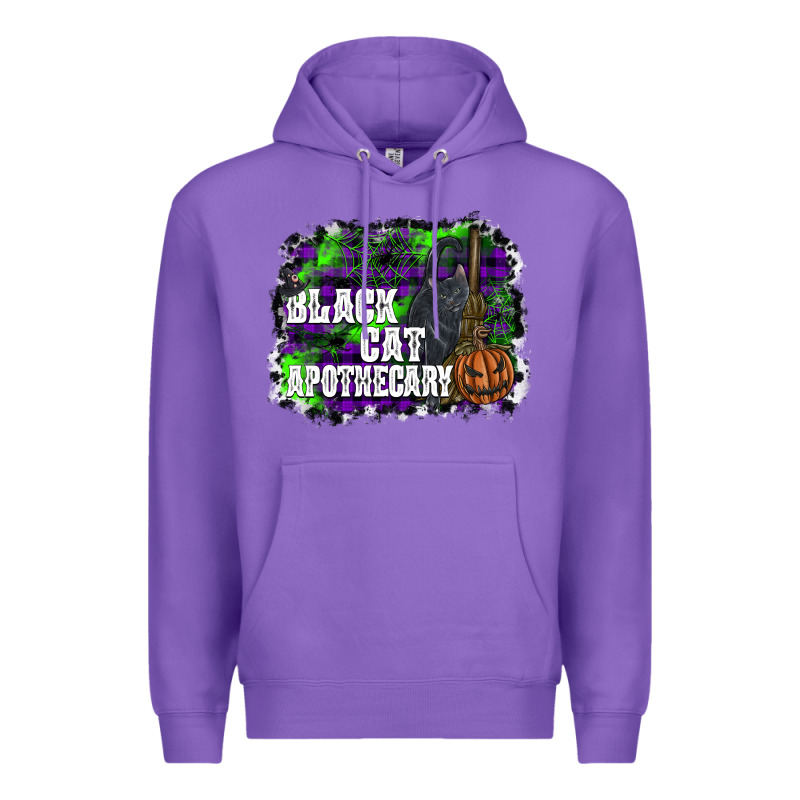 Black Cat Apothecary Premium Hoodie by SublimationCraftShop | Teevron