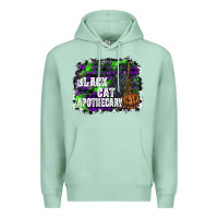 Seafoam black cat apothecary Premium Hoodie - SublimationCraftShop