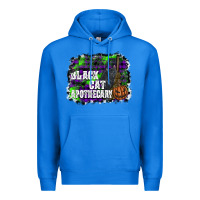 True Royal black cat apothecary Premium Hoodie - SublimationCraftShop