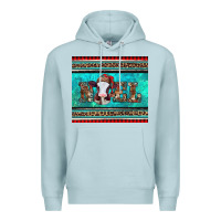 Blue Mist western christmas baby cow noel tumbler Premium Hoodie - Jasminsmagicworld