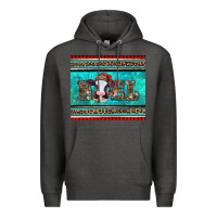 Charcoal Heather western christmas baby cow noel tumbler Premium Hoodie - Jasminsmagicworld