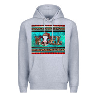 Heather Grey western christmas baby cow noel tumbler Premium Hoodie - Jasminsmagicworld