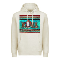 Oatmeal Heather western christmas baby cow noel tumbler Premium Hoodie - Jasminsmagicworld
