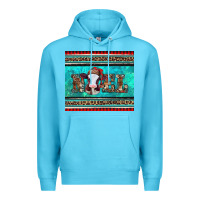 Ocean Blue western christmas baby cow noel tumbler Premium Hoodie - Jasminsmagicworld