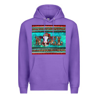 Purple western christmas baby cow noel tumbler Premium Hoodie - Jasminsmagicworld