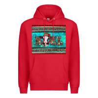 Red western christmas baby cow noel tumbler Premium Hoodie - Jasminsmagicworld