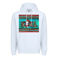 White western christmas baby cow noel tumbler Premium Hoodie - Jasminsmagicworld