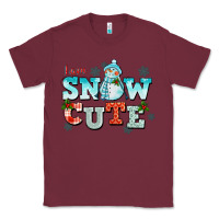 Burgundy i am snow cute Classic Tee - CowGirlArtShop