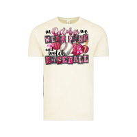 In October We Wear Pink And Watch Baseball Vintage Tee | Teevron