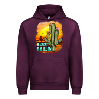 Mauve Wine desert darlin' Urban Hoodie - JahusDesignShop