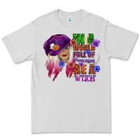 Dove Grey in a world full of princesses be a witch Premium Tee - CowGirlArtShop