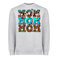 Heather Grey mom mom mom Heavyweight Sweatshirt - AdoDesignShop