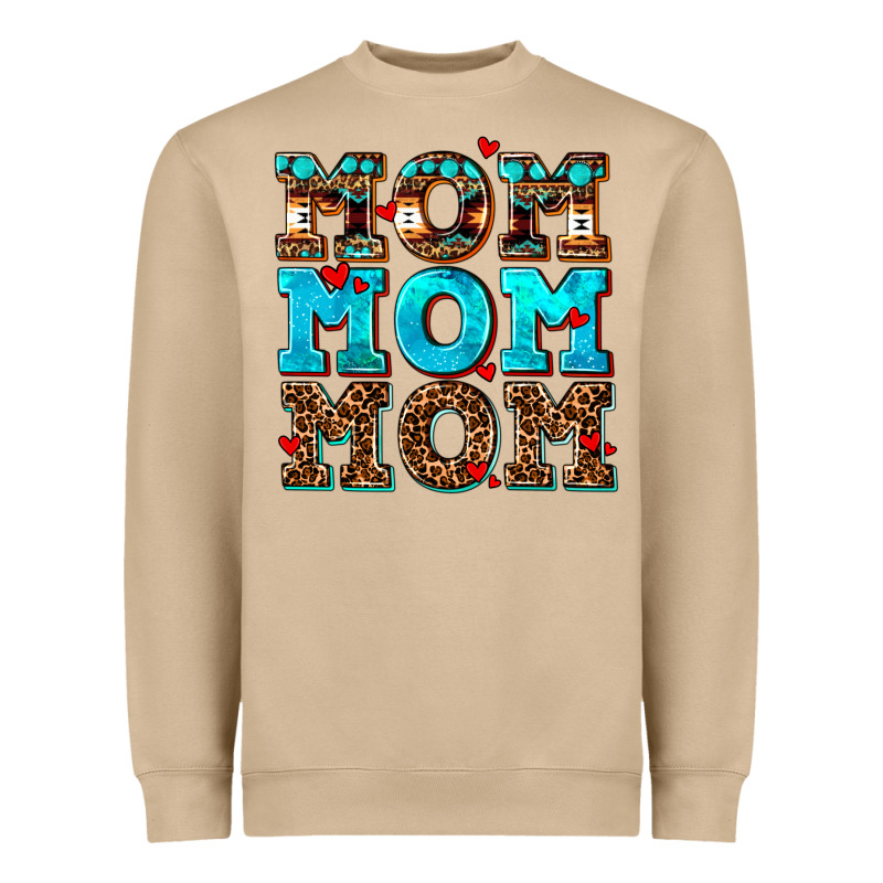 Mom Mom Mom Heavyweight Sweatshirt by AdoDesignShop | Teevron
