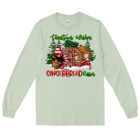 Christmas Wishes Gingerbread Kisses Long Sleeve Tee | Teevron