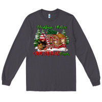 Smoke christmas wishes gingerbread kisses Long Sleeve Tee - FaDigitalArtStudio