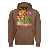 Chestnut beach vibes Zipper Hoodie - AdoDesignShop