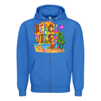 True Royal beach vibes Zipper Hoodie - AdoDesignShop