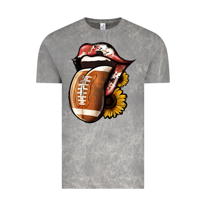 Football Tongue Vintage Tee by Jasminsmagicworld | Teevron