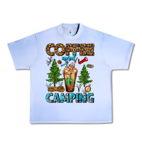 Grape Ice Coffee And Camping Frappe Urban Heavy Tee - FaDigitalArtStudio
