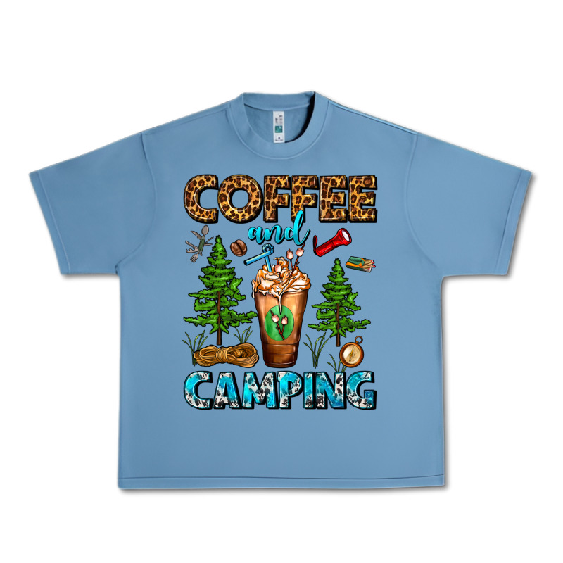 Coffee And Camping Frappe Urban Heavy Tee by FaDigitalArtStudio | Teevron