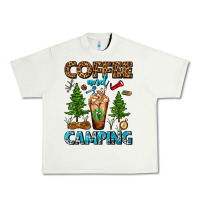 Pistachio Coffee And Camping Frappe Urban Heavy Tee - FaDigitalArtStudio