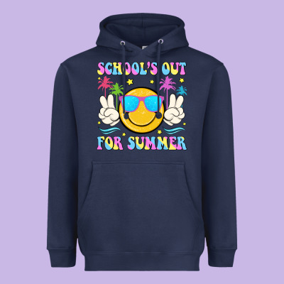 Schools Out For Summer Heavyweight Hoodie Designed By Jahusdesignshop