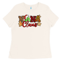 Bone Nana Claus Christmas Lights And Gifts mother's day Ladies Tee - HowdyJamesFarm