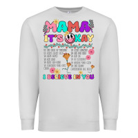 Dove Grey mama it's okay Premium Sweatshirt - JahusDesignShop