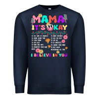 Navy mama it's okay Premium Sweatshirt - JahusDesignShop