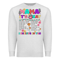 Oatmeal Heather mama it's okay Premium Sweatshirt - JahusDesignShop