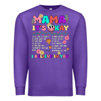 Purple mama it's okay Premium Sweatshirt - JahusDesignShop