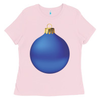 Bubblegum Pink christmas ornament 2 Ladies Tee - artisFamous