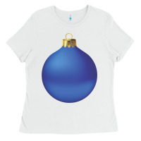 White christmas ornament 2 Ladies Tee - artisFamous