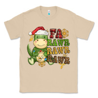 Mushroom watercolor t rex fa rawr rawr rawr christmas Classic Tee - CowGirlArtShop
