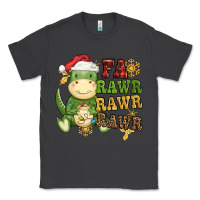 Smoke watercolor t rex fa rawr rawr rawr christmas Classic Tee - CowGirlArtShop
