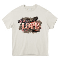 Cream Love America 4th of july Heavy Core Tee - HowdyJamesFarm
