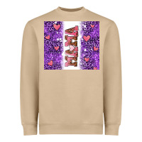 Mushroom purple leopard pink mama hearts Heavyweight Sweatshirt - AdoDesignShop