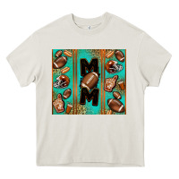 Cream American football mom Heavy Core Tee - Jasminsmagicworld