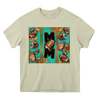 Mossy American football mom Heavy Core Tee - Jasminsmagicworld