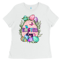 White Easter Day Ladies Tee - CowGirlArtShop
