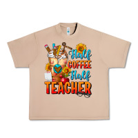 Burro Half Coffee Half Teacher Urban Heavy Tee - FaDigitalArtStudio
