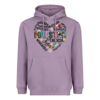 Lavender retro maestra word Heavyweight Hoodie - JahusDesignShop