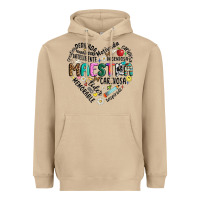 Mushroom retro maestra word Heavyweight Hoodie - JahusDesignShop