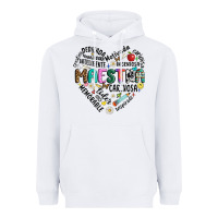 White retro maestra word Heavyweight Hoodie - JahusDesignShop