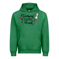 Emerald nursing i̇s a work of heart Urban Hoodie - JahusDesignShop