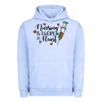 Pigment Grape Ice nursing i̇s a work of heart Urban Hoodie - JahusDesignShop