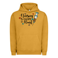 Pigment Peanut Butter nursing i̇s a work of heart Urban Hoodie - JahusDesignShop