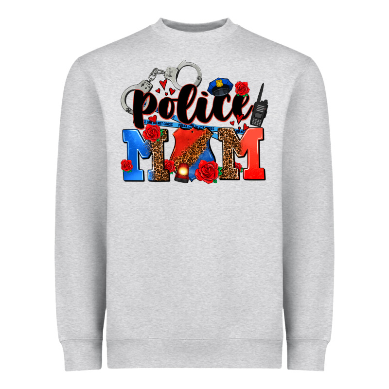 Police Mom Heavyweight Sweatshirt by AdoDesignShop | Teevron