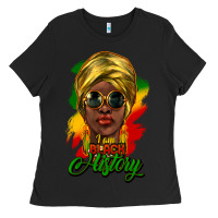Black I am Black History Ladies Tee - HowdyJamesFarm