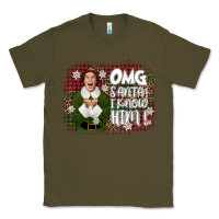 Army Green the elf omg santa Classic Tee - CowGirlArtShop